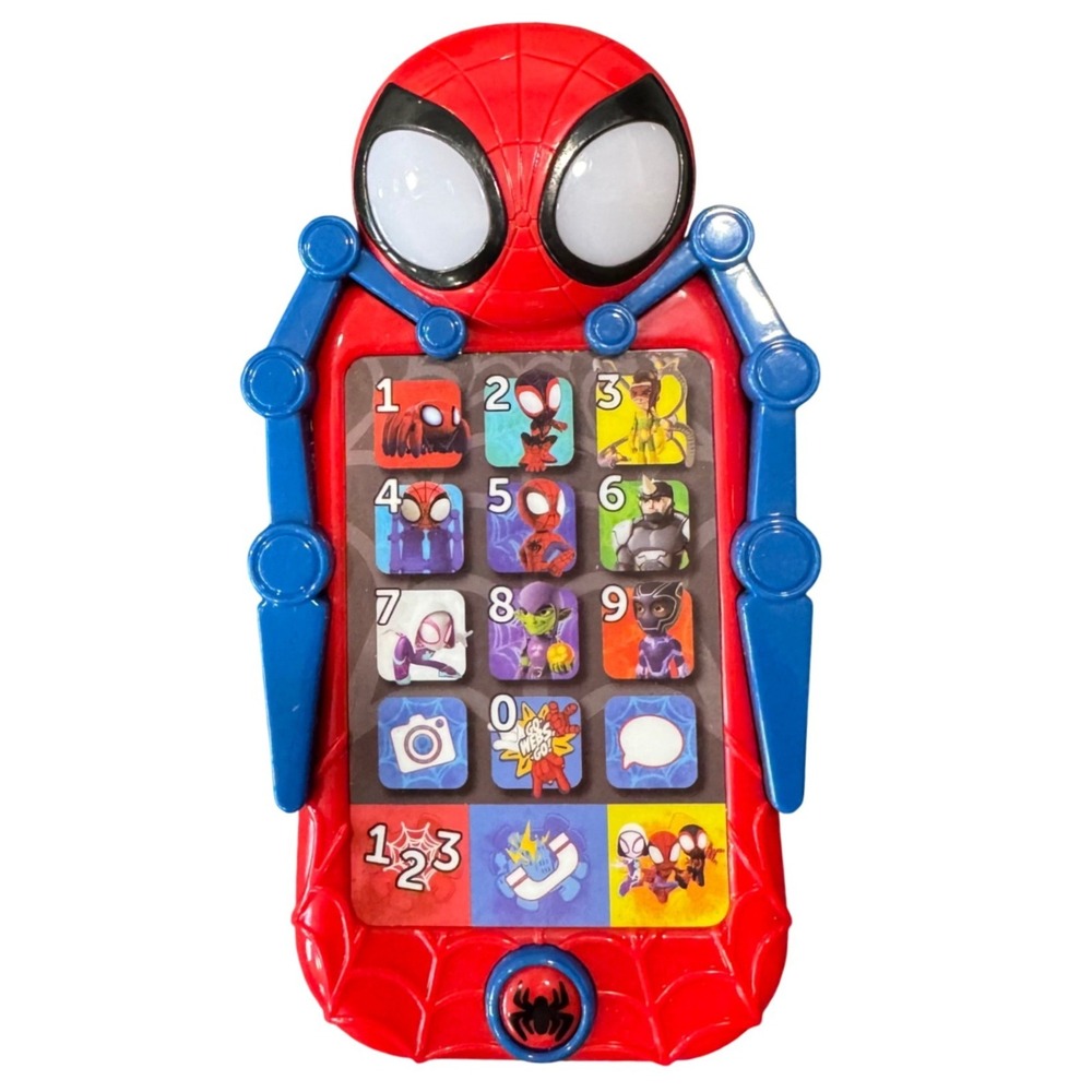 Spidey and His Amazing Friends Toy Cell Phone Lights Sounds Numbers Role Play